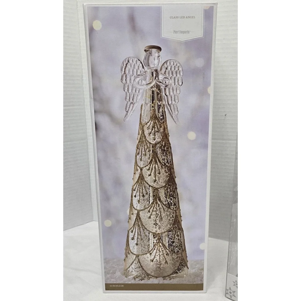 Pier 1 Imports Glass LED Light Up 12